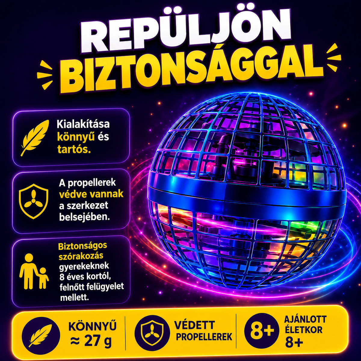 AirSpin – A Varázslatos Repülő Labda