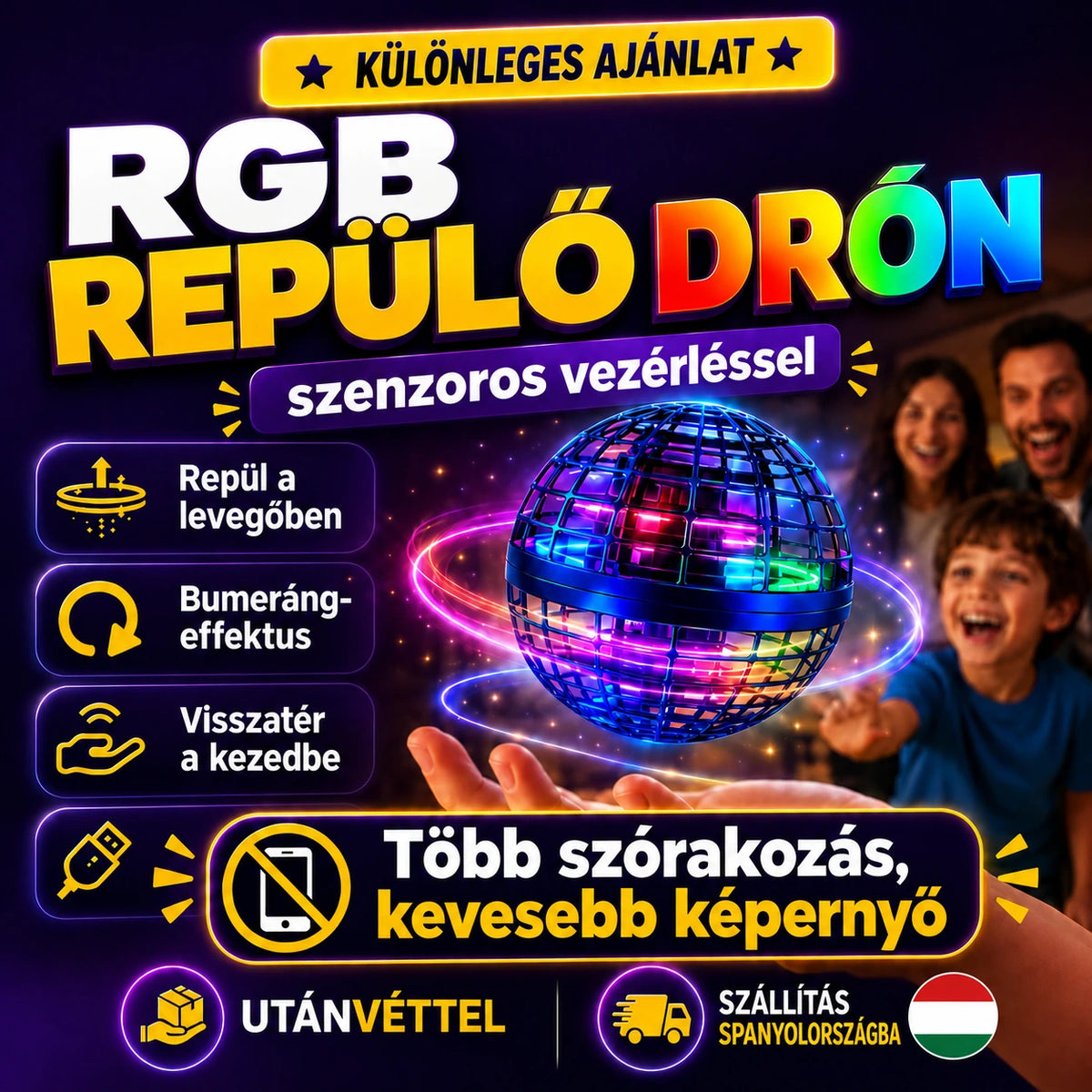 AirSpin – A Varázslatos Repülő Labda
