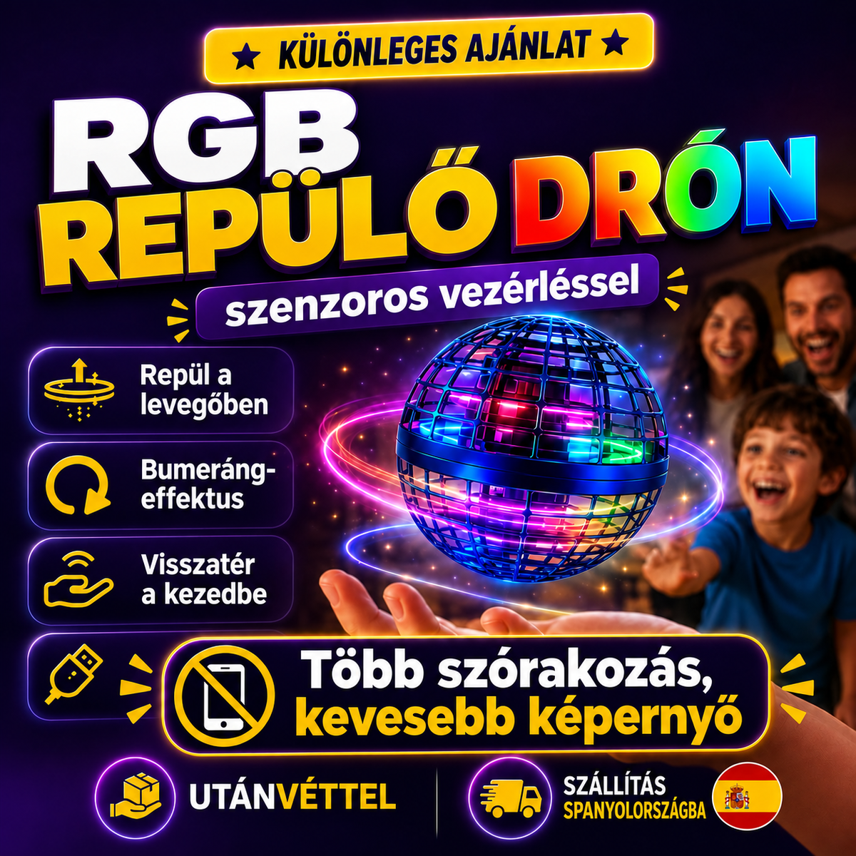 AirSpin – A Varázslatos Repülő Labda